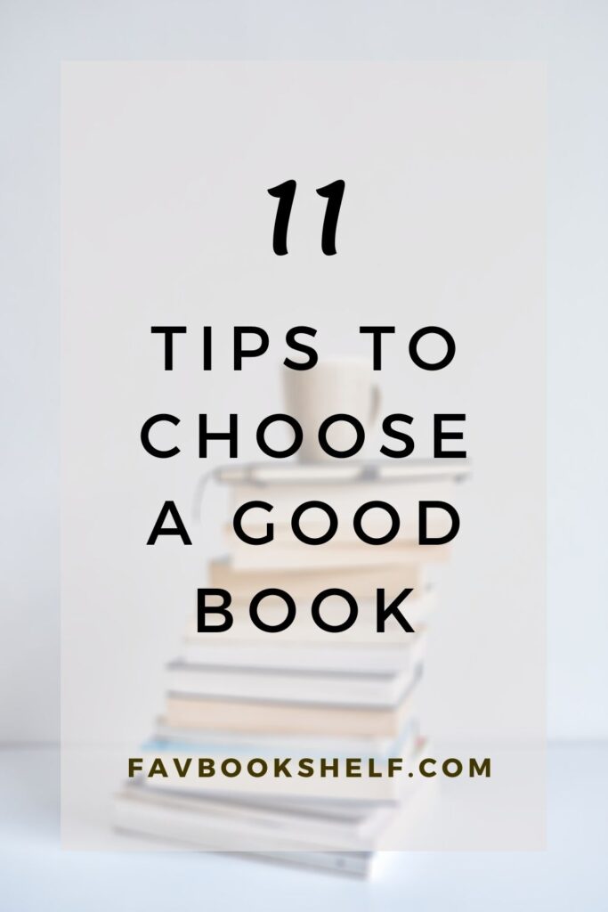 Tips to choose a Good Book