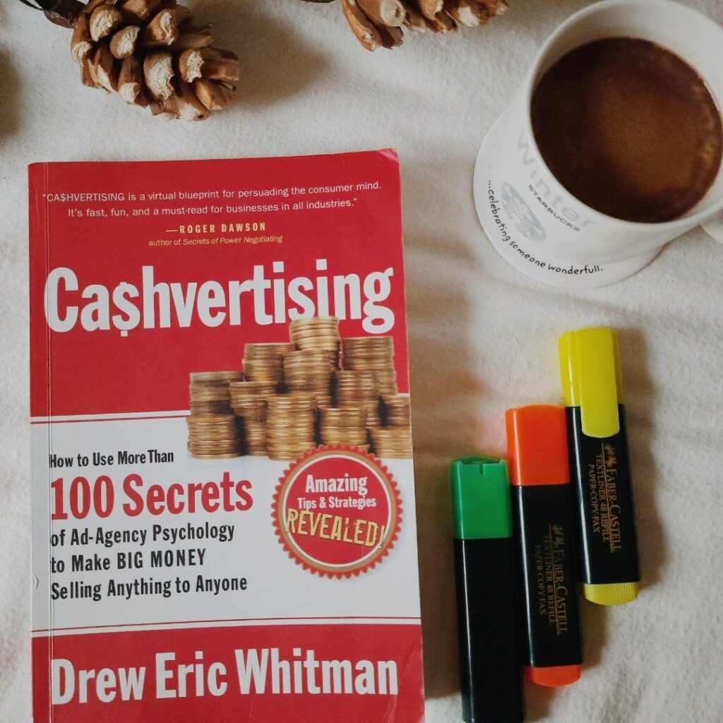 Best books to improve your digital branding game. Cashvertising by Drew Eric Whitman