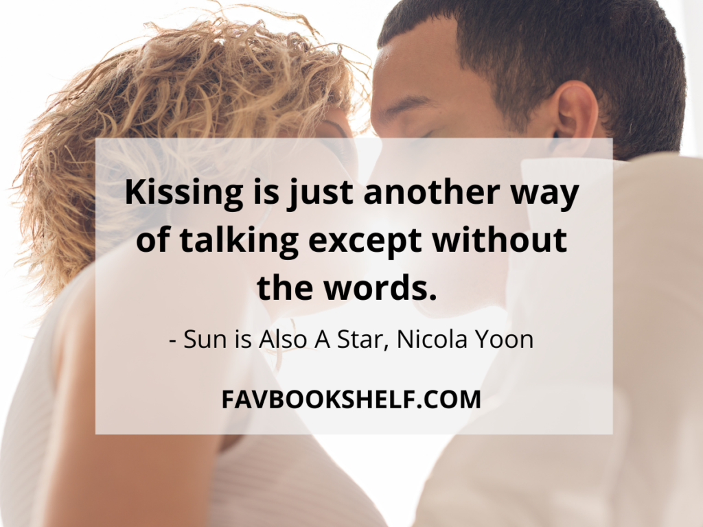 romantic quotes from books. Quote from book Sun is also a star by Nicola Yoon