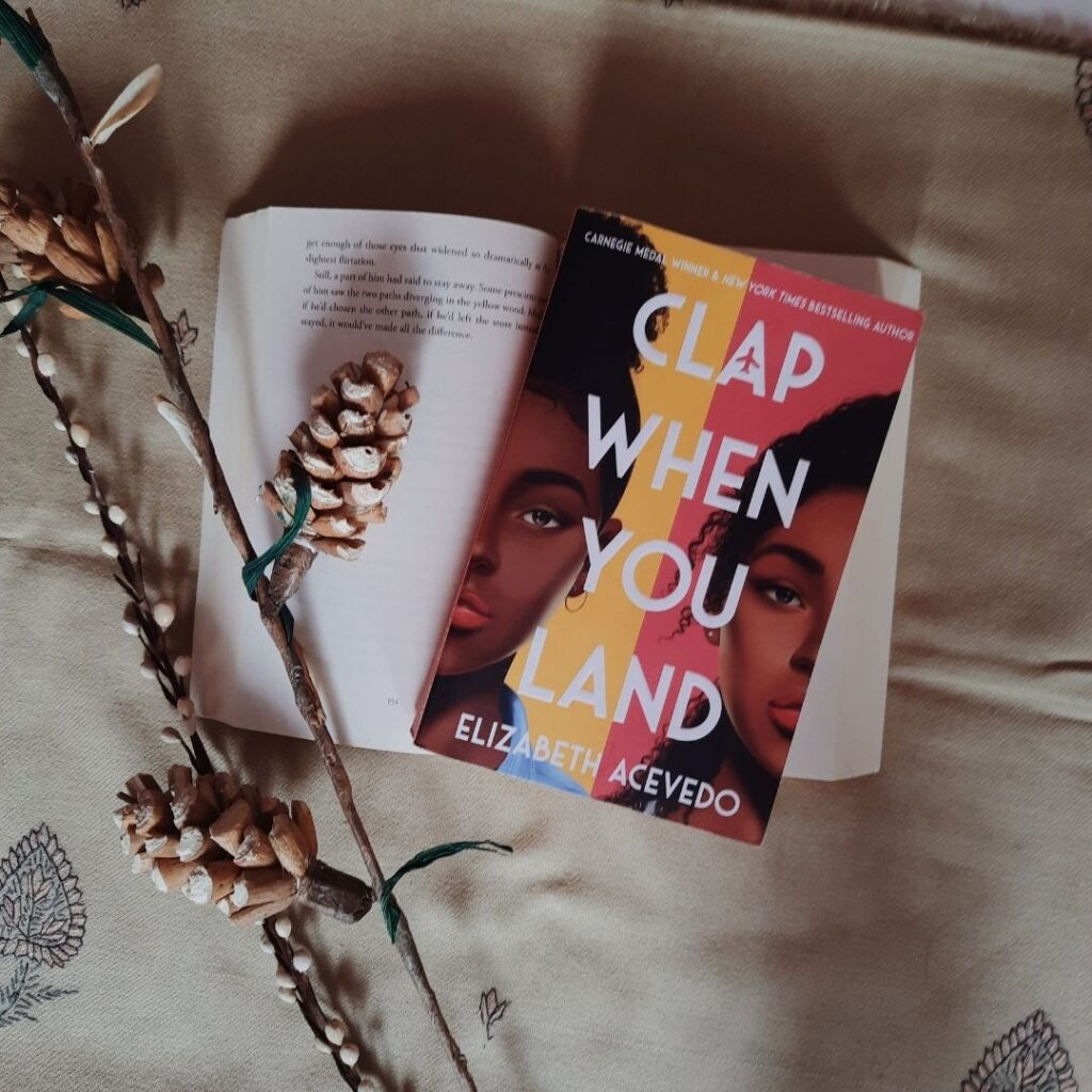 clap when you land by elizabeth acevedo ; emotional books