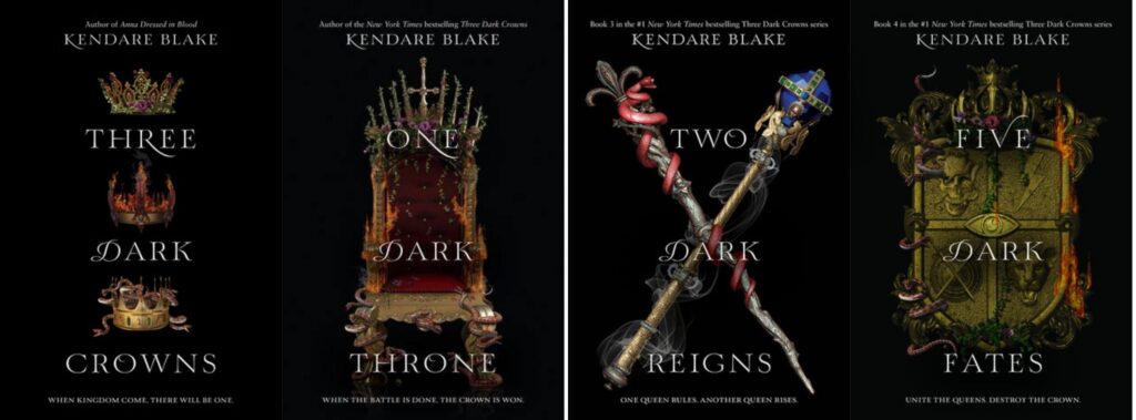 The Three Dark Crowns by Kendare Blake; Best Magical Books