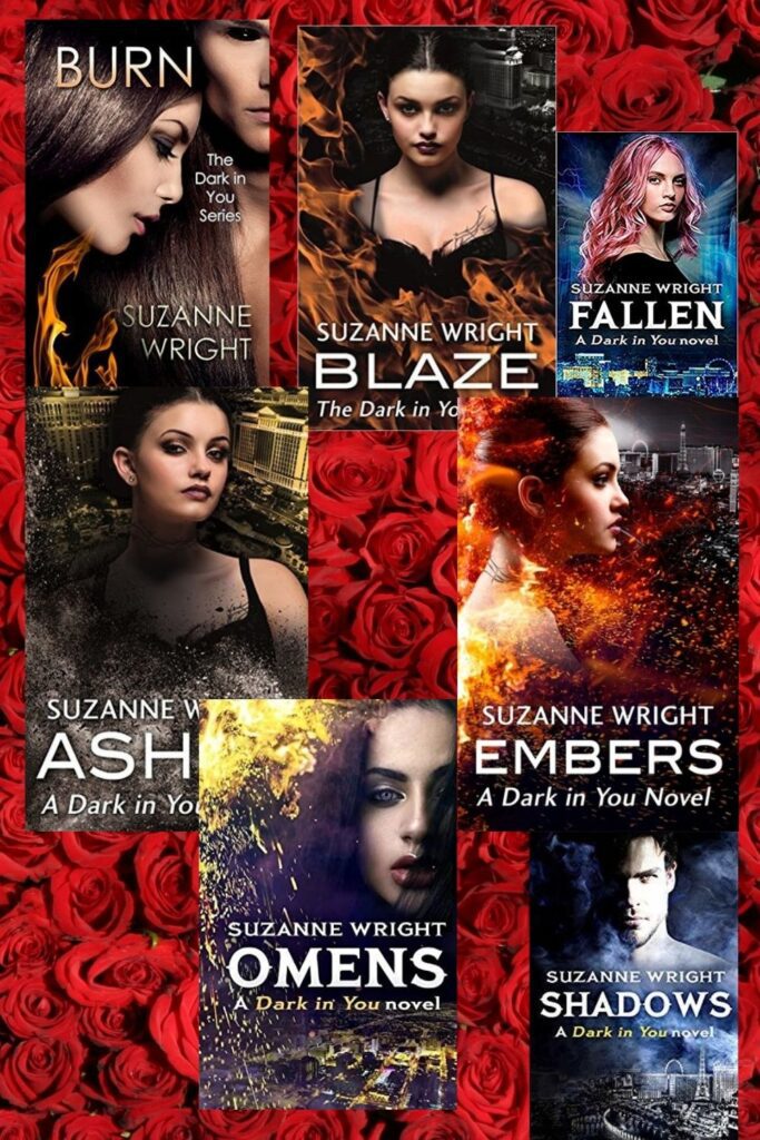 Dark in You Series by Suzanne Wright; sizzling romance novels