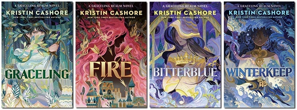 Graceling Realm Series by Kristin Cashore; books like harry potter