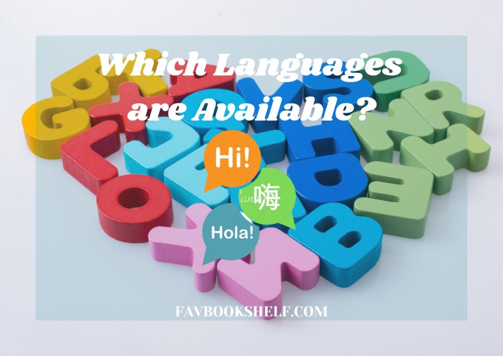 Which Languages Are Available? Audible worth it?