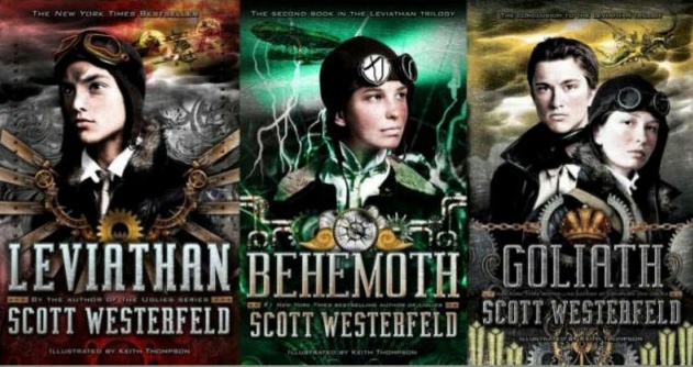 Leviathan Series by Scott Westerfeld; steampunk books best 
