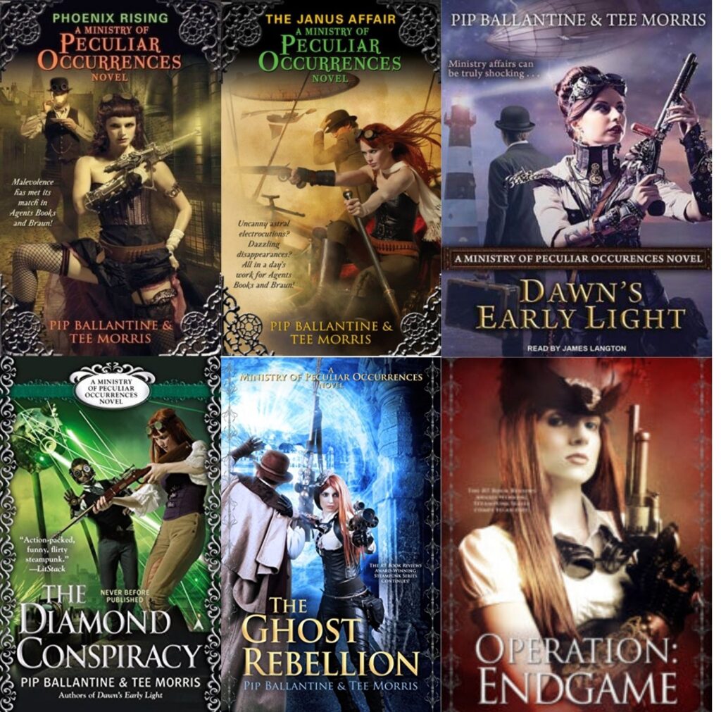 The Ministry Peculiar Occurrences by Pip Ballentine, Tee Morris, Phillipina Ballentine; steampunk books best 