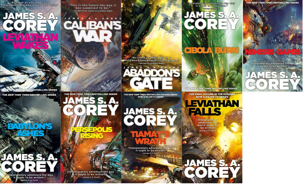 The Expanse series by James S.A. Corey; Best Science Fiction (sci-fi) Books Of All Time.