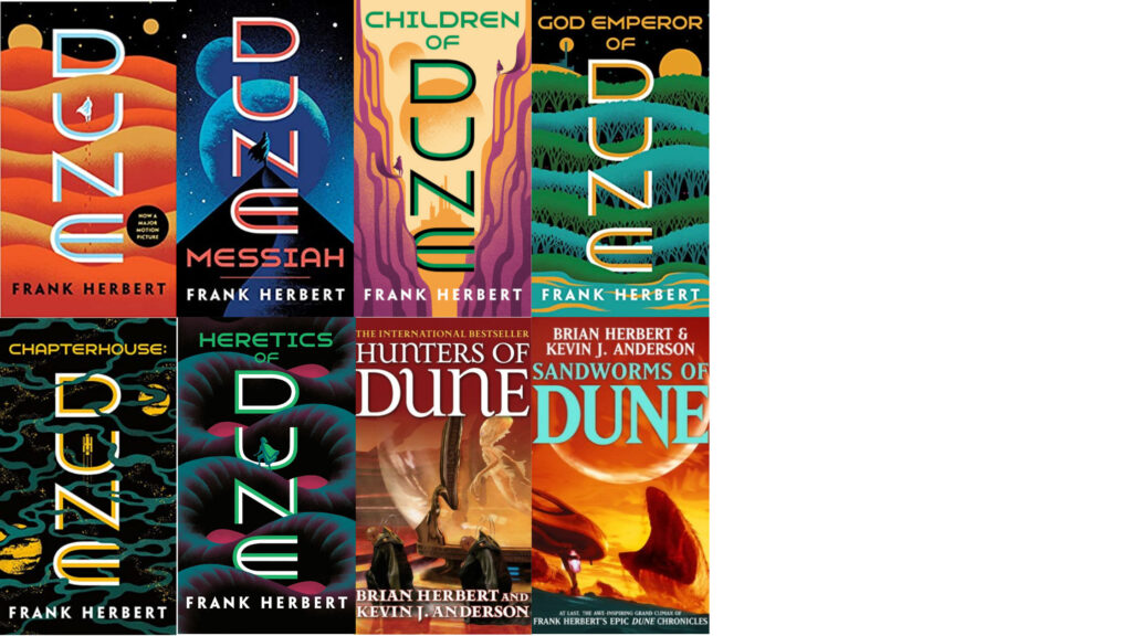 Dune series by Frank Herbert; Best Science Fiction (sci-fi) Books Of All Time.