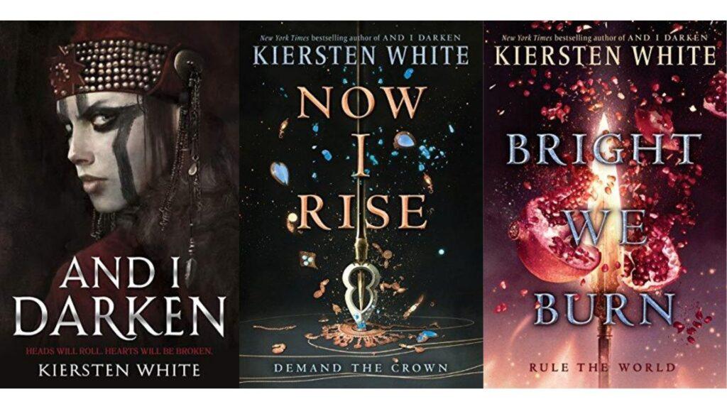 The Conqueror's Saga by Kiersten White; fantasy books with morally grey characters