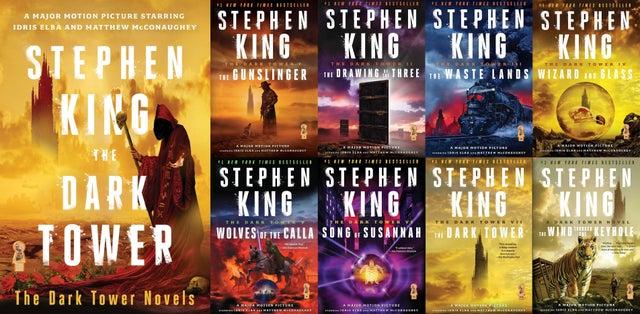 The Dark Tower series by Stephen King; Best selling books by Stephen King