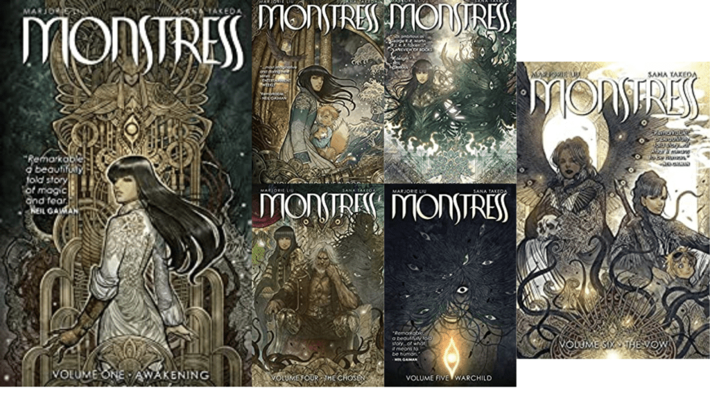 Monstress Vol 1- 6 by Marjorie M. Liu; best of graphic novels