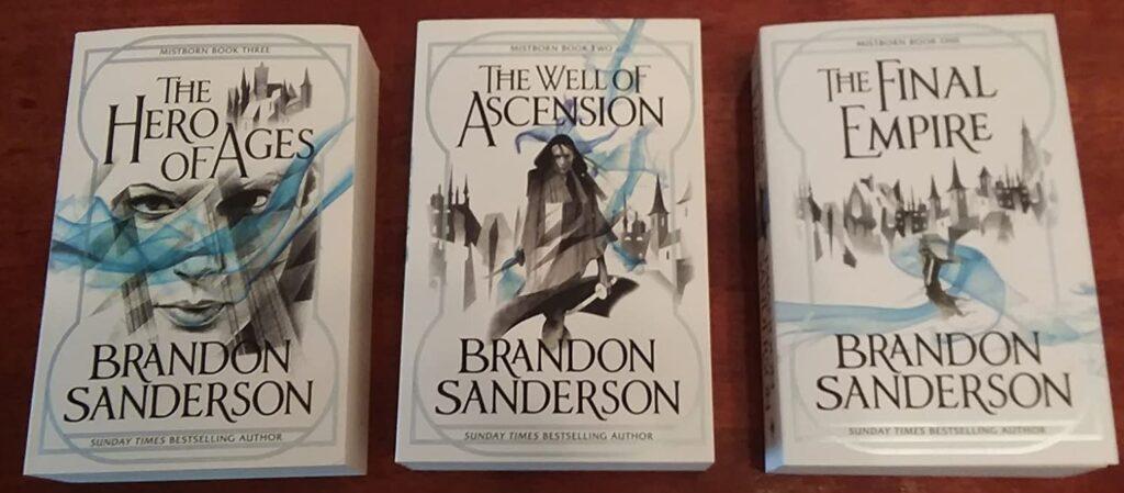 Mistborn series by Brandon Sanderson; Mistborn Era 1 books