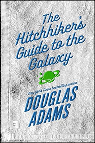 The Hitchhiker's Guide to The Galaxy by Douglas Adams; books to get out of a reading slump