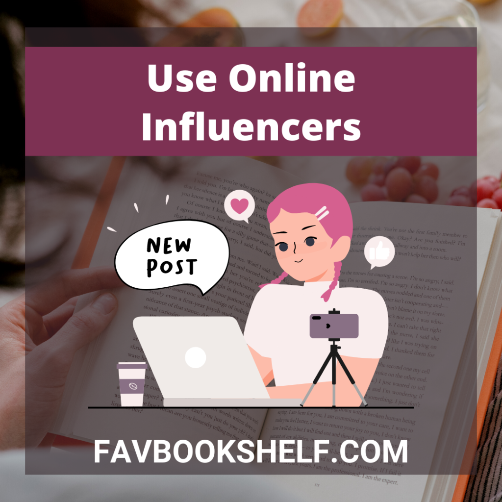 Use online influencers to promote books