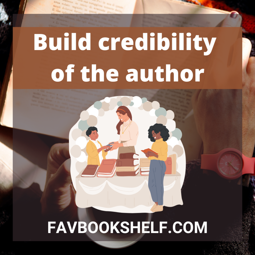 build credibility of authors
