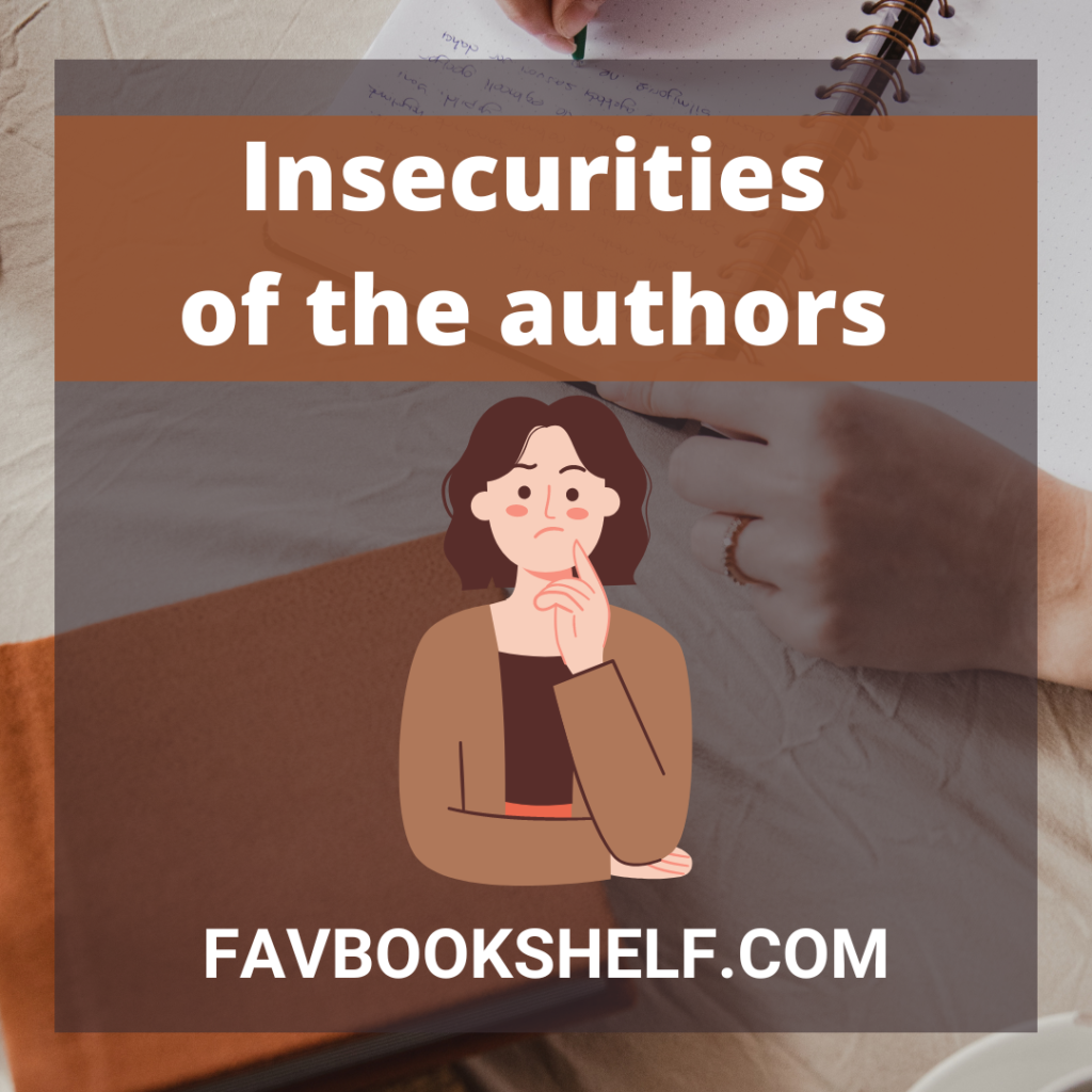 Insecurities of the authors about book reviews